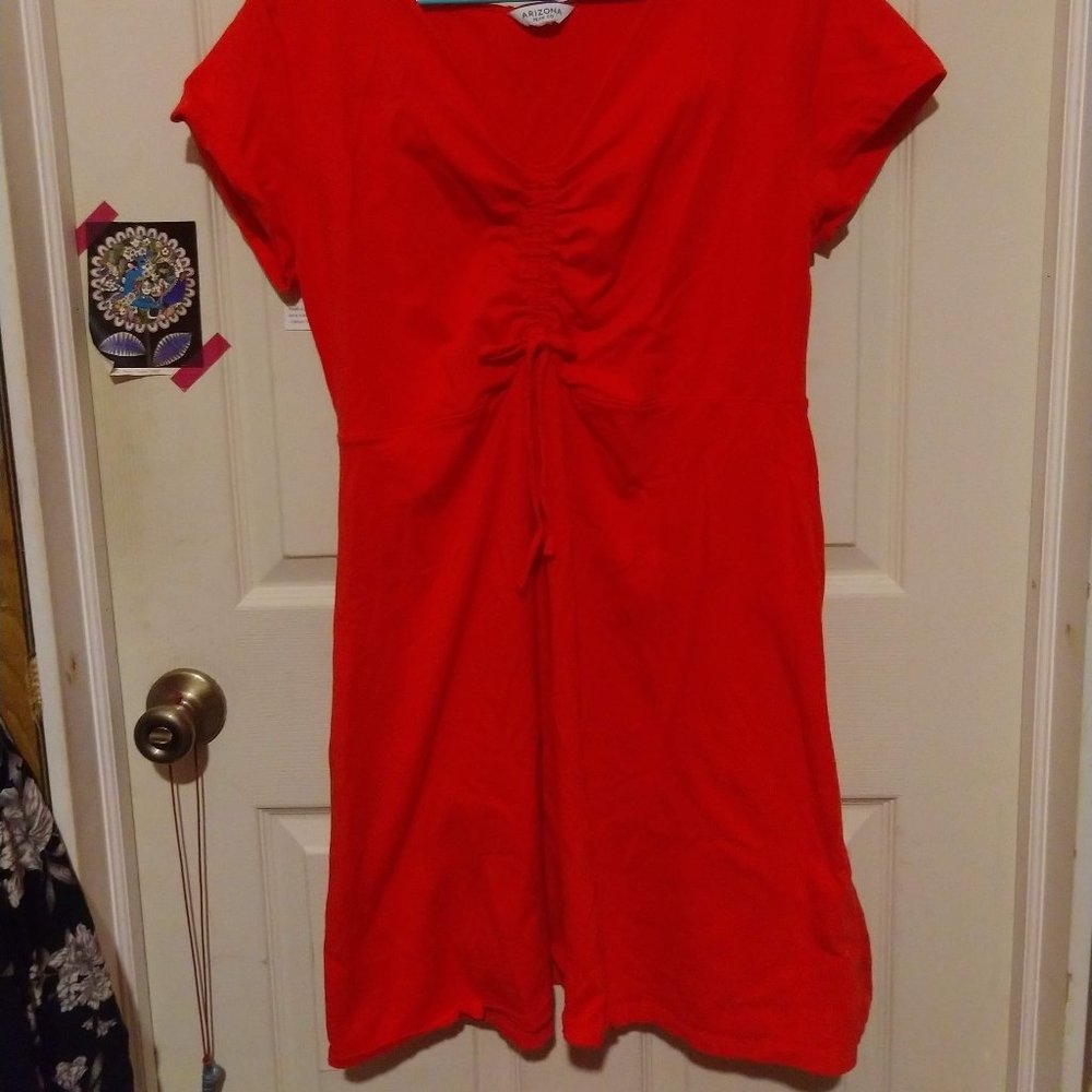 Large Red Dress